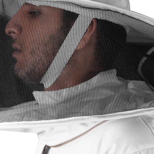 Beekeeping Bee Full Suit Standard Cotton With Round Head Veil L