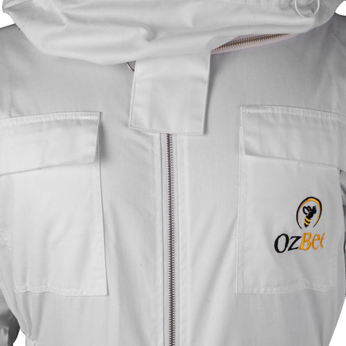 Beekeeping Bee Full Suit Standard Cotton With Round Head Veil L