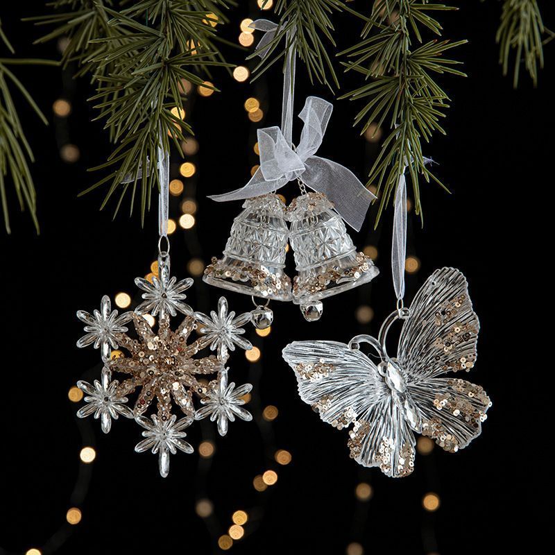 2pcs Christmas Tree Christmas Ornament Props