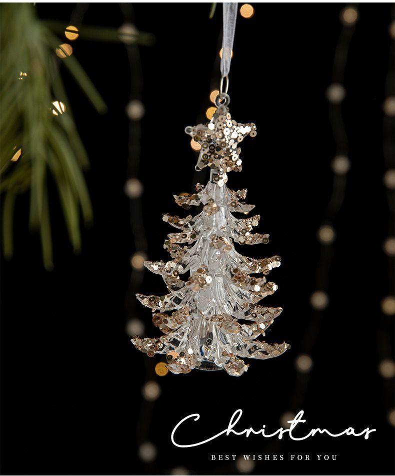 2pcs Christmas Tree Christmas Ornament Props
