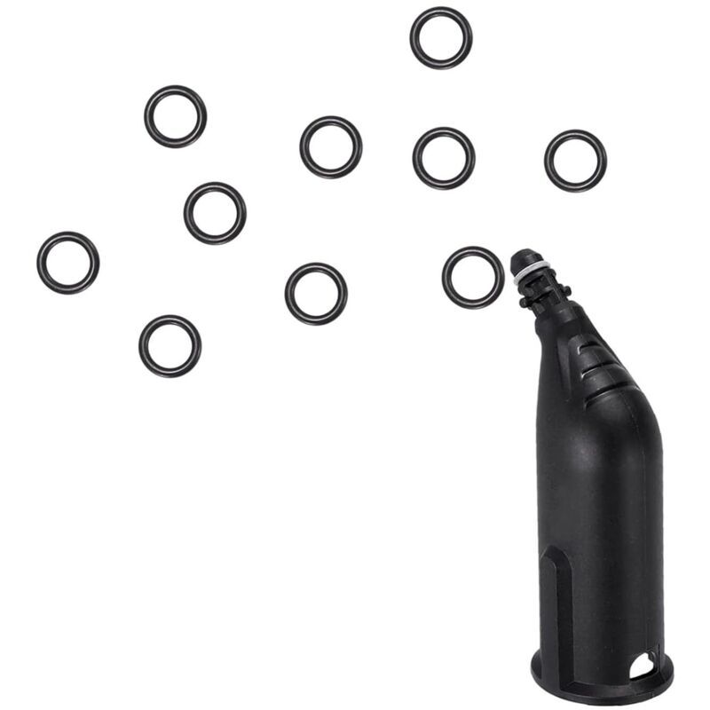 10 Pcs Rubber O Compatible with Karcher SC2 SC3 SC4 SC5 CT10 Steam Cleaner Black, Rings