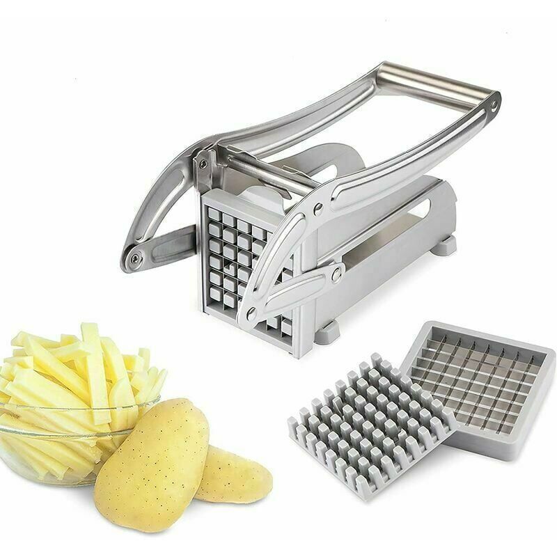 Stainless Steel French Fry Cutter for Potatoes and Vegetables for Home and Commercial Use