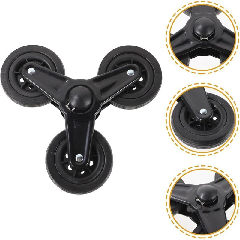 1 Pair of Heavy Duty Wheeled Trolleys Trolley Wheels Luggage Trolley Wheels Heavy Duty Wheelbarrow Wheels