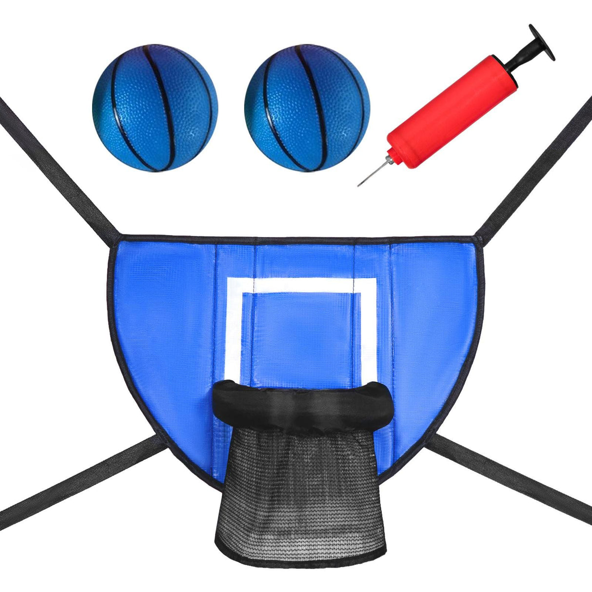 Waterproof Trampoline Basketball Hoop, Lightweight Outdoor Training Backboard Accessory for All Ages