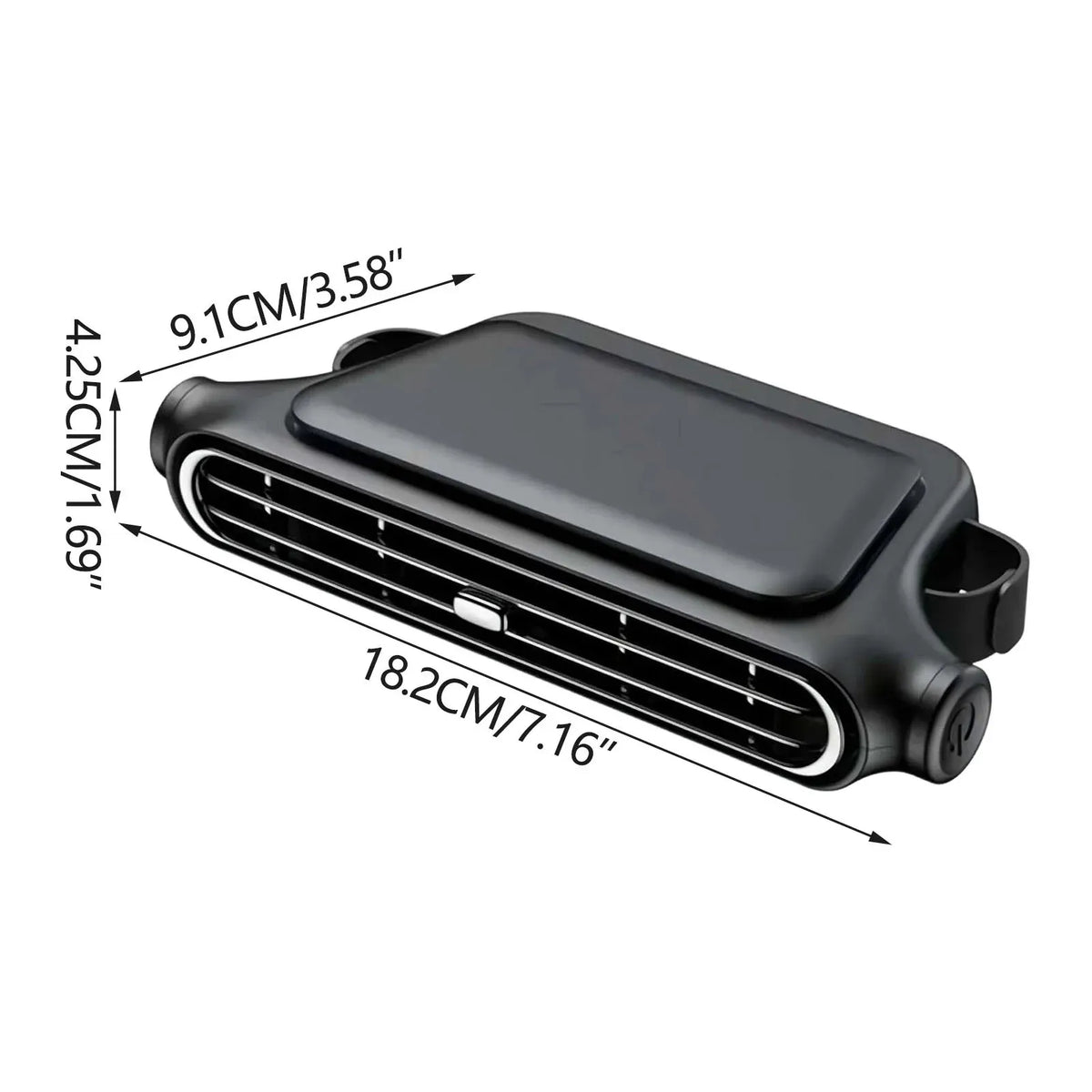 Car Seat Headrest Fan, 3 Speed USB Powered Backseat Cooler and Quiet Auto Air Circulator for SUV Truck RV