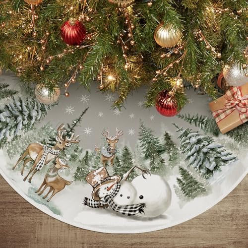 Christmas Tree Mat 36 Inch, Winter Season Christmas Tree Decoration
