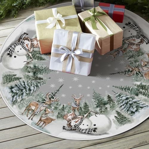 Christmas Tree Mat 36 Inch, Winter Season Christmas Tree Decoration