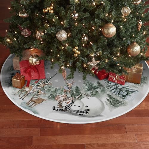 Christmas Tree Mat 36 Inch, Winter Season Christmas Tree Decoration