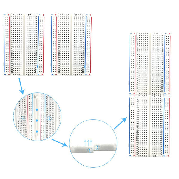 Breadboard/Mini Breadboard/Experiment Board 400 holes long