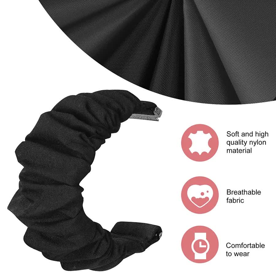 Compatible with Samsung Galaxy Watch 4 40mm 44mm Bracelet Scrunchies Bracelet for Samsung Galaxy Watch4 Classic 42mm Black galaxy watch6