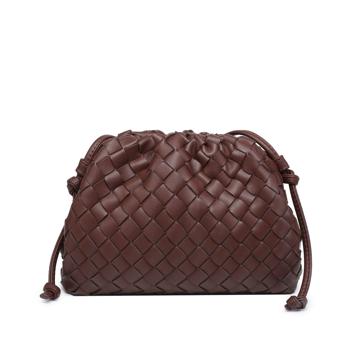 Cloud Backpack 2024 New Style Bag Ladies Cow Leather Crinkle Dumpling Bag Ladies Handbag Shoulder Bag MJ51 White 22*9*14cm