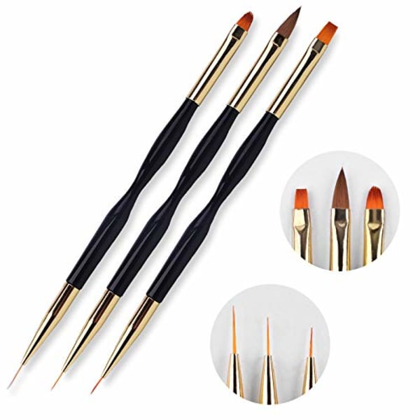 2pcs Polygel Brush and Picker with Double Ends, 2 in 1 Design Polygel_max