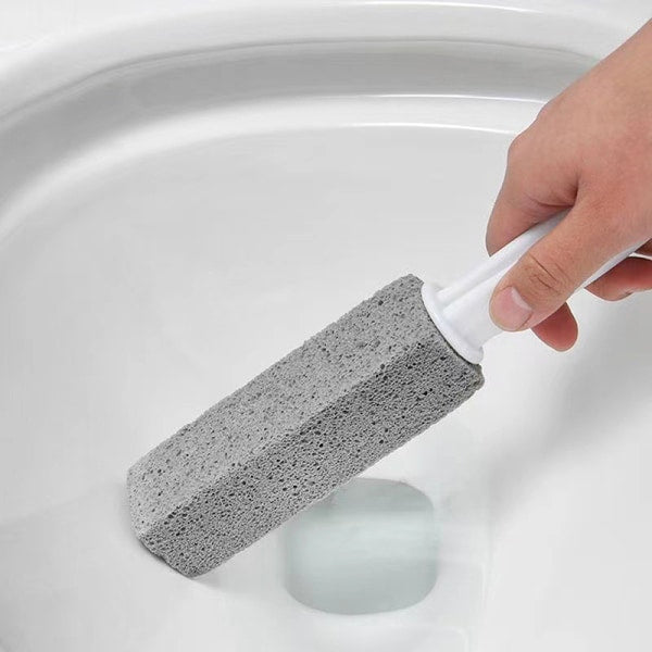 Pumice Toilet Brush Household Toilet Bowl Cleaning Limesc - Gray 3.8*3.8*23.5CM