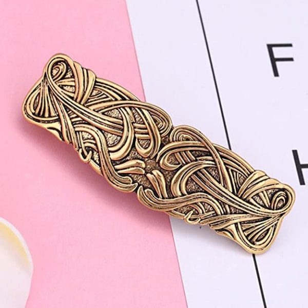 Vintage Celtic Hair Clip Medieval Viking Hair Accessories_max