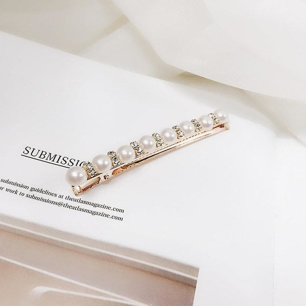 3pcs Pearl Studded Hair Clips Vintage Hair Clips Rhinestone Hair Clip Elegant Headpiece Creative Headpiece