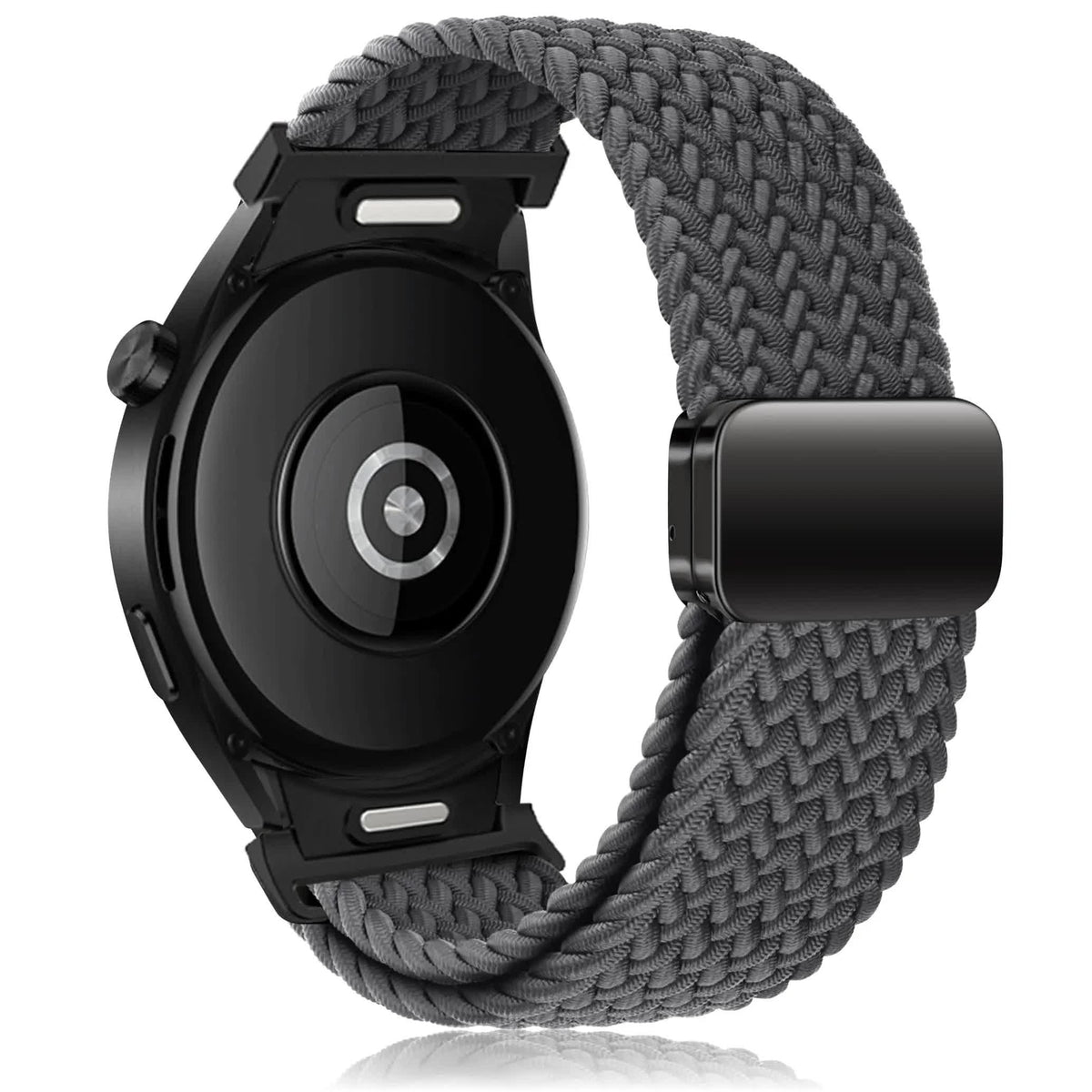 Braided Strap for Samsung Galaxy Watch 6 4 classic/5 Pro 45mm 47mm 43mm 44mm 40mm Magnetic Strap Without Gap Galaxy watch 6 band space gray space gray 6 classic 43mm 47mm