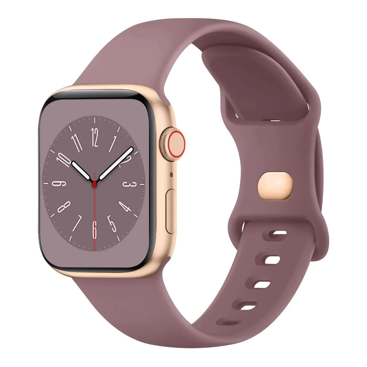 Soft Silicone Band for Apple Watch 8 7 6 5 4 3 SE Bracelet for IWatch Ultra 49mm 45mm 41mm 40mm 44mm 38mm 42mm Watch Smoky purple