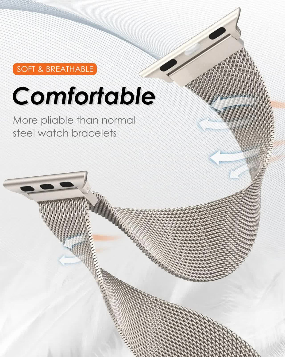 Milanese Compatible with Apple Watch Bracelet 44mm 40mm 45mm 49mm 41mm 38mm 42mm 44mm Bracelet iwatch Series 9 3 6 5 SE 7 8 Ultra 2 black black black 42mm 44mm 45mm 49mm