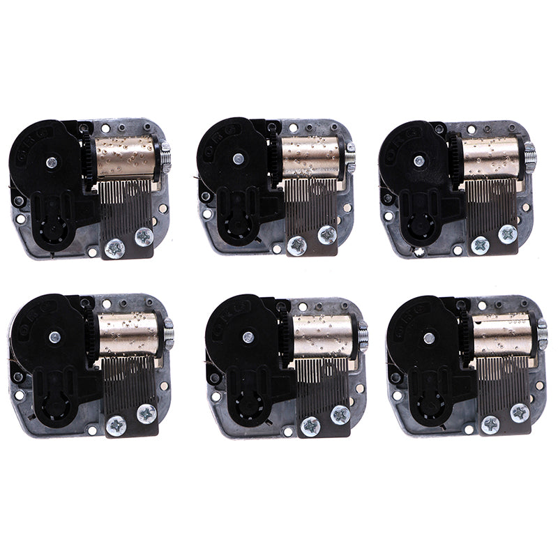 Mechanical DIY Music Box Sankyo Musical Movement + Screws + Blac Black A2;Swan Lake