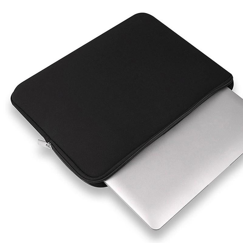 Computer Case / Laptop Case - Select Size Black Black 15 inch - Black