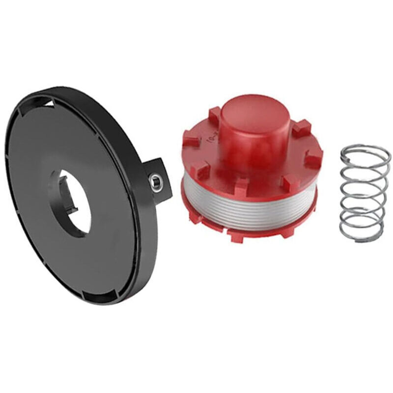 Line spool and spool cover for Einhell CECT 36/30 LI E SOLO, AGILLO 36/255 BL grass trimmer, trimmer line..DEBUNS