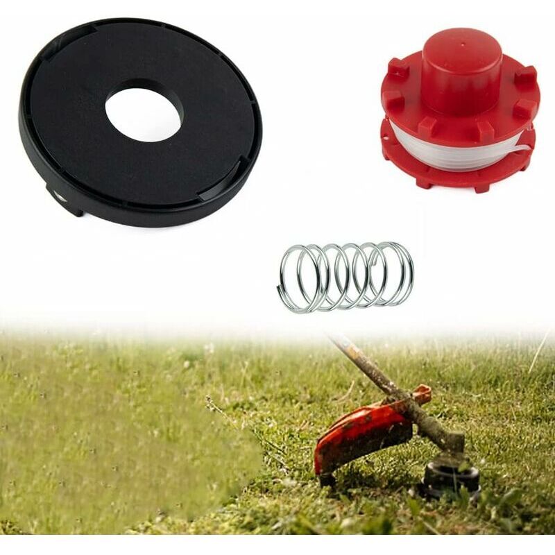Line spool and spool cover for Einhell CECT 36/30 LI E SOLO, AGILLO 36/255 BL grass trimmer, trimmer line..DEBUNS