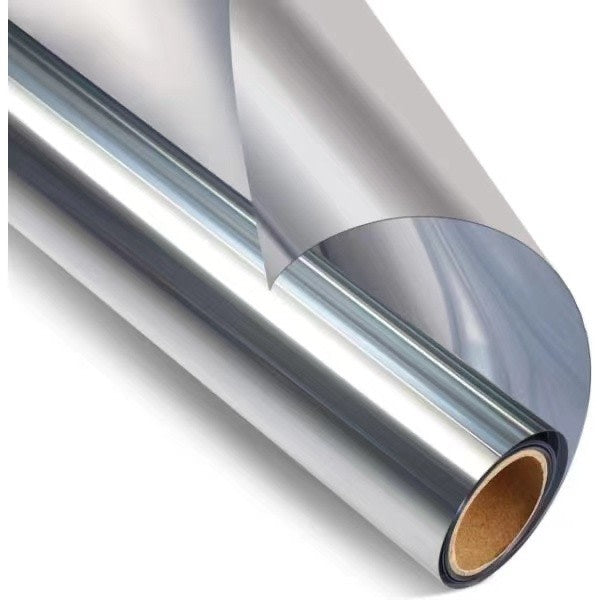 One-way mirror film window sun protection glass sticker - Campaign - Silver - Silver 40x200cm Silver-silver—max Silver-silver 40x200 cm