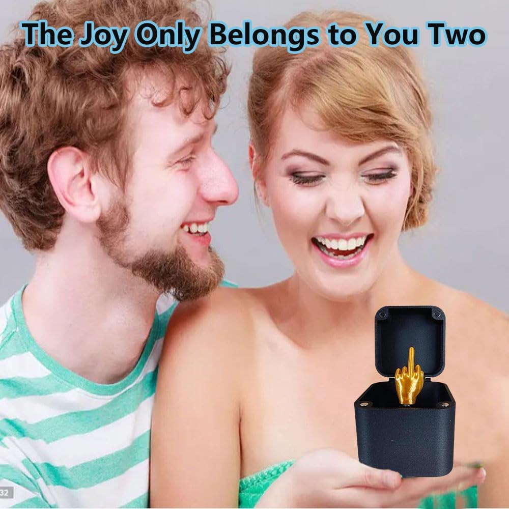 Middle Finger in a Box, Box of Middle Fingers, Middle Finger Surprise Gift, Joke Gift with Protruding Hand for Adults, for the Office (1 pc) 1Pcs