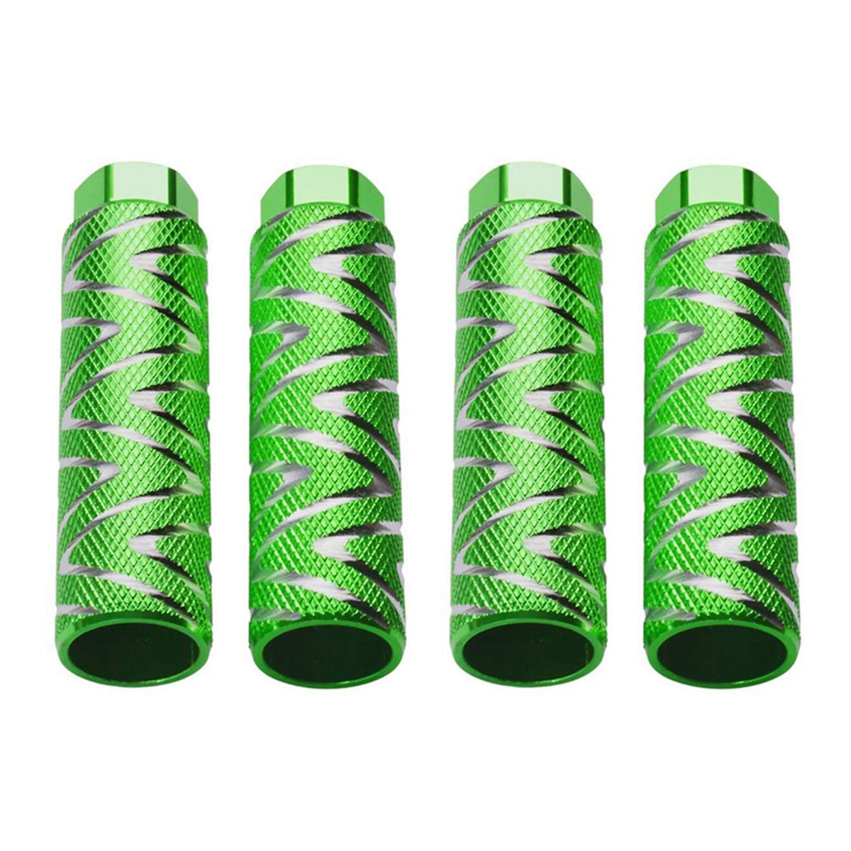 4pcs Aluminum Alloy Bicycle Cleats BMX Pedals Fits 3/8 Inch Axles Bicycle Rear Pedals