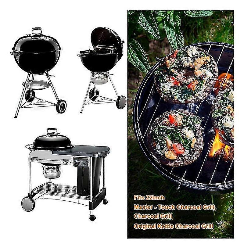 Weber 22-inch One-Touch Ash Cleaning System, Fits Master-Touch/Performer/Original Series Grills (FMY) Silver