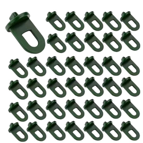 50pcs Greenhouse Plant Crop Clamps Greenhouse Hanging Clamp Crop Hooks