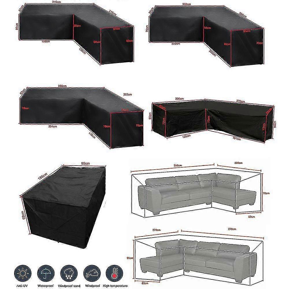 High quality waterproof furniture cover 260*192*82cm 260*192*82cm