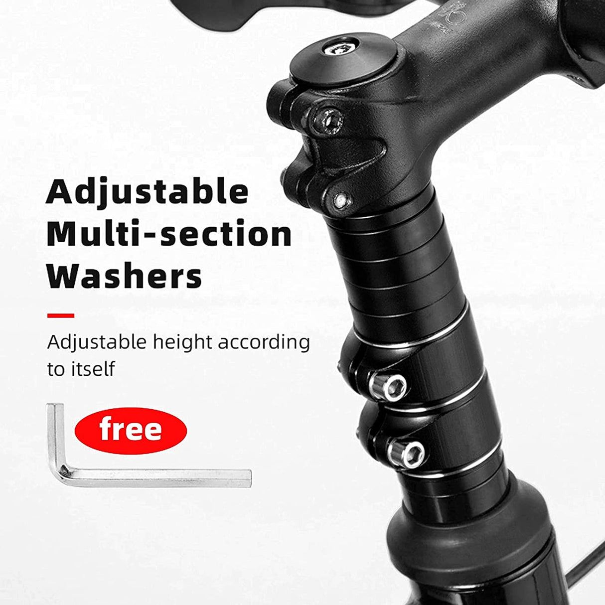INF bicycle handlebar extension black