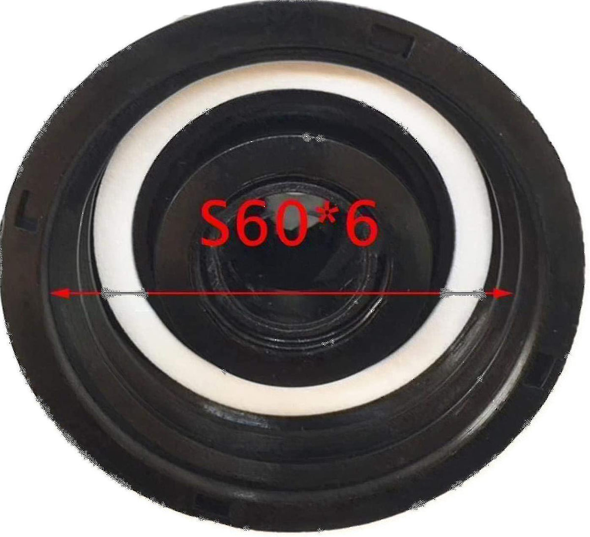 Faucet for brand new 1000L IBC tanks, S60x6 adapter valve and 3/4 (25 mm)