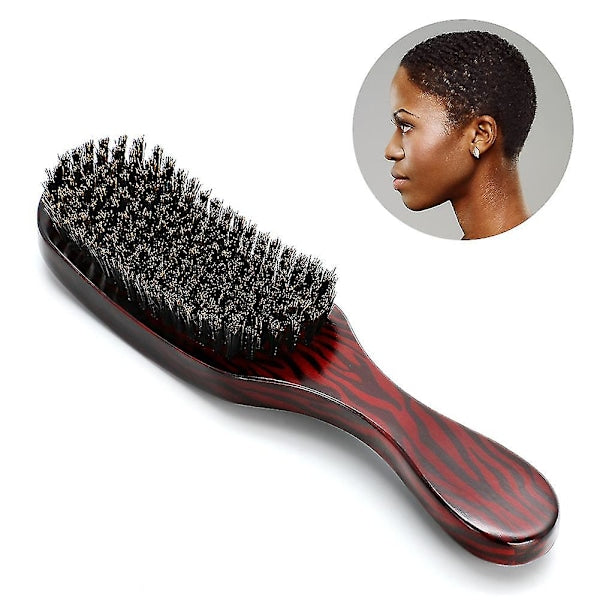 Hairbrush, 100% Boar Bristle, Soft Natural Boar Bristle for Women, Men and Kids, Daily Use, 360 Wave Brush for All Purposes