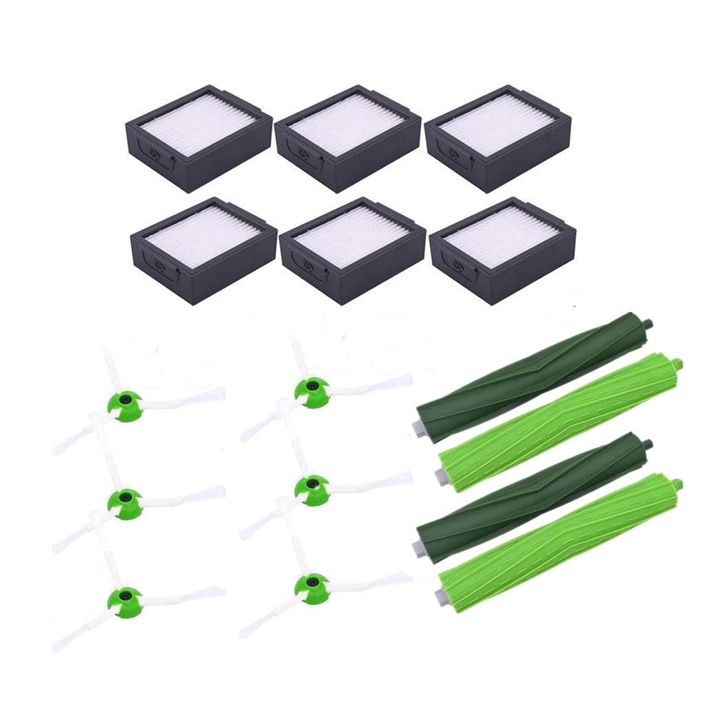 INF Accessories for robot vacuum cleaners iRobot Roomba i7, i7+, E5, E6, i6, i3, i3+ 16 parts 16 parts