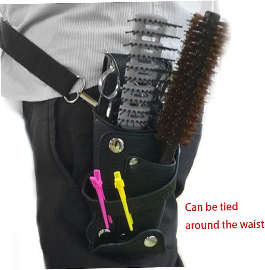 Waist Bag Scissors Comb Bag Hairdressing Tools Pockets Salon Leather Barber Pockets Universal