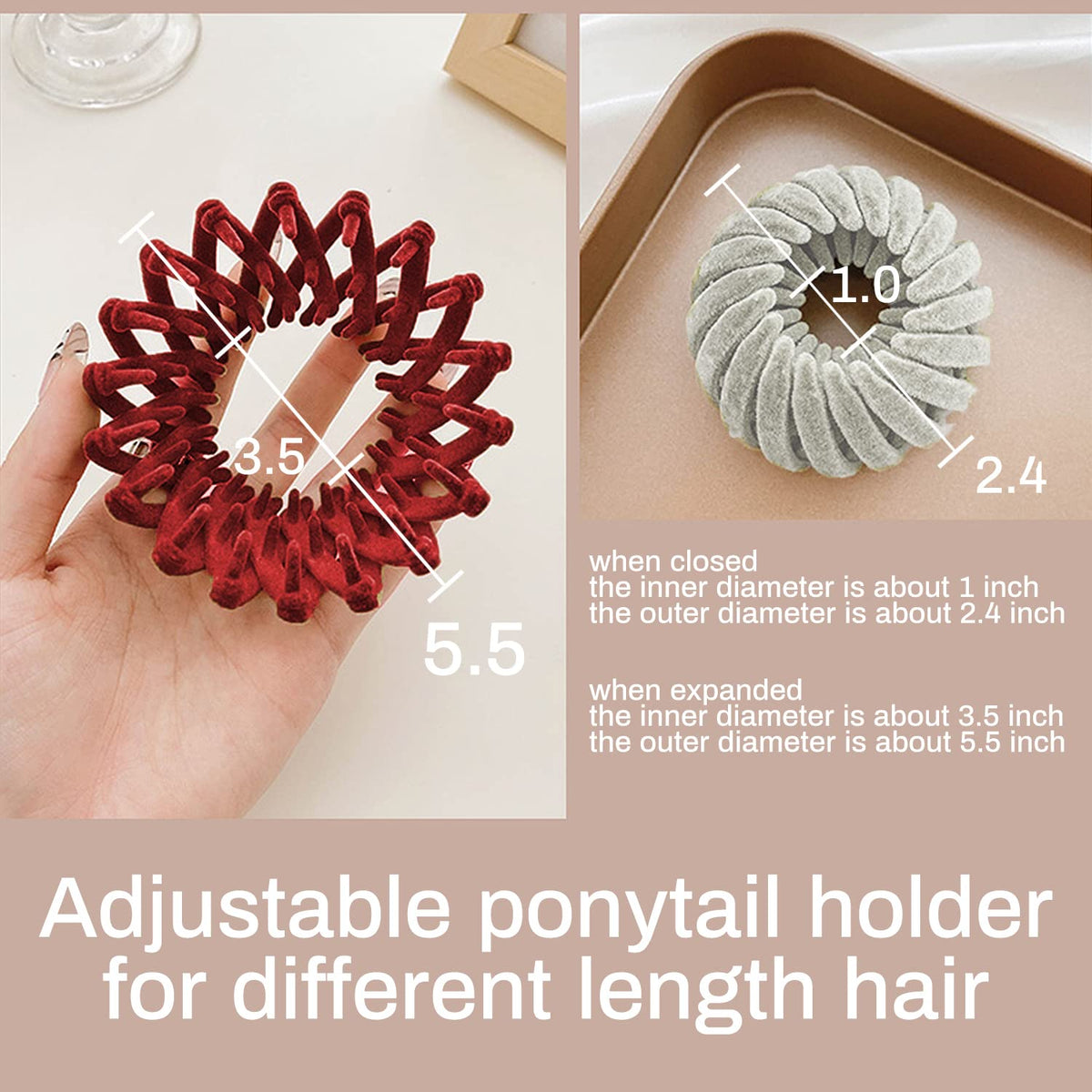 Magic Hair Clip Bird's Nest Zabernim Magic Hair Clip Bird's Nest Hair Clip Lazy Hair Clip Bird's Nest Flat Ponytail Lad