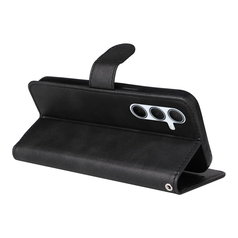 PU Leather Wallet Case Compatible with Samsung A56 5G - More Colors Available Black Black