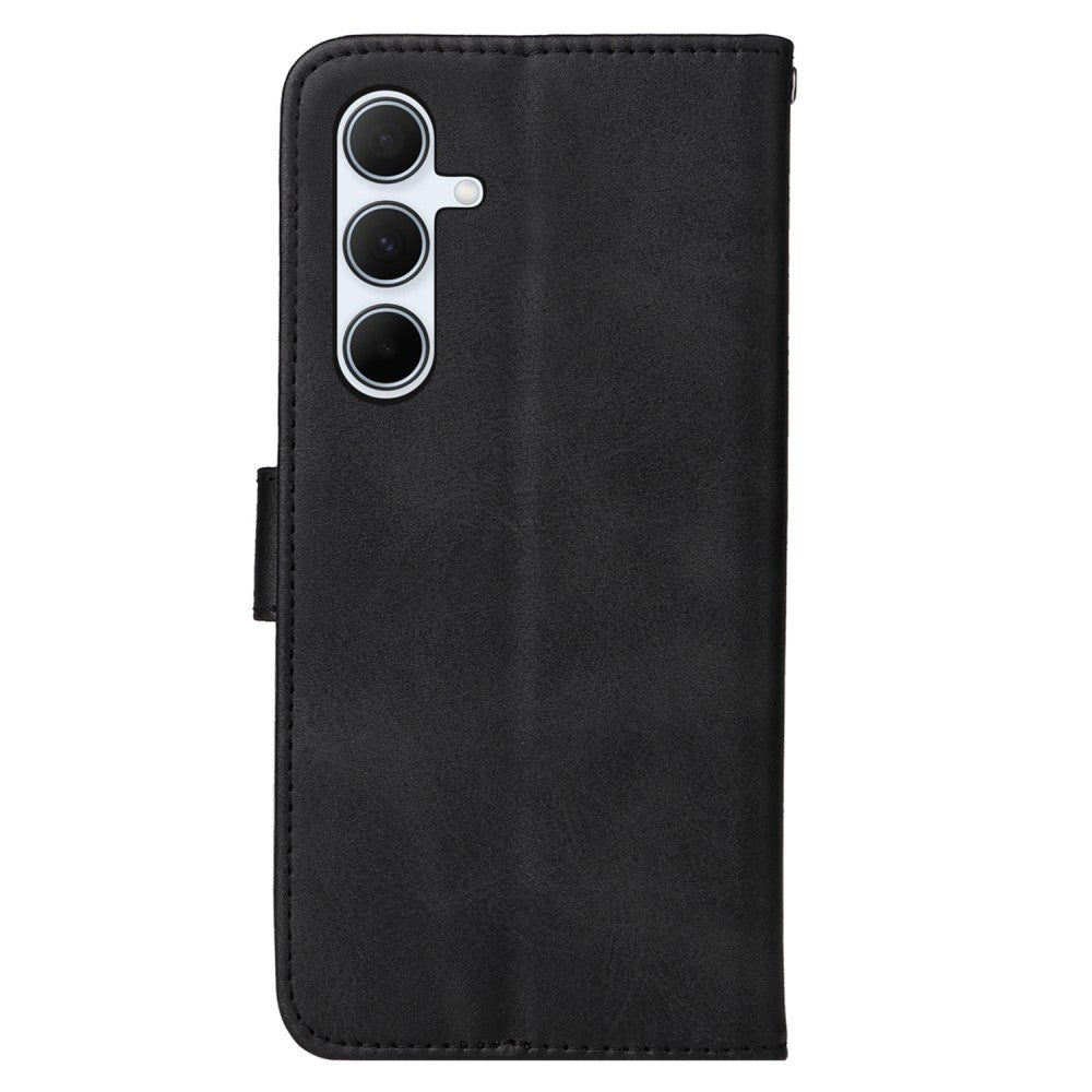 PU Leather Wallet Case Compatible with Samsung A56 5G - More Colors Available Black Black