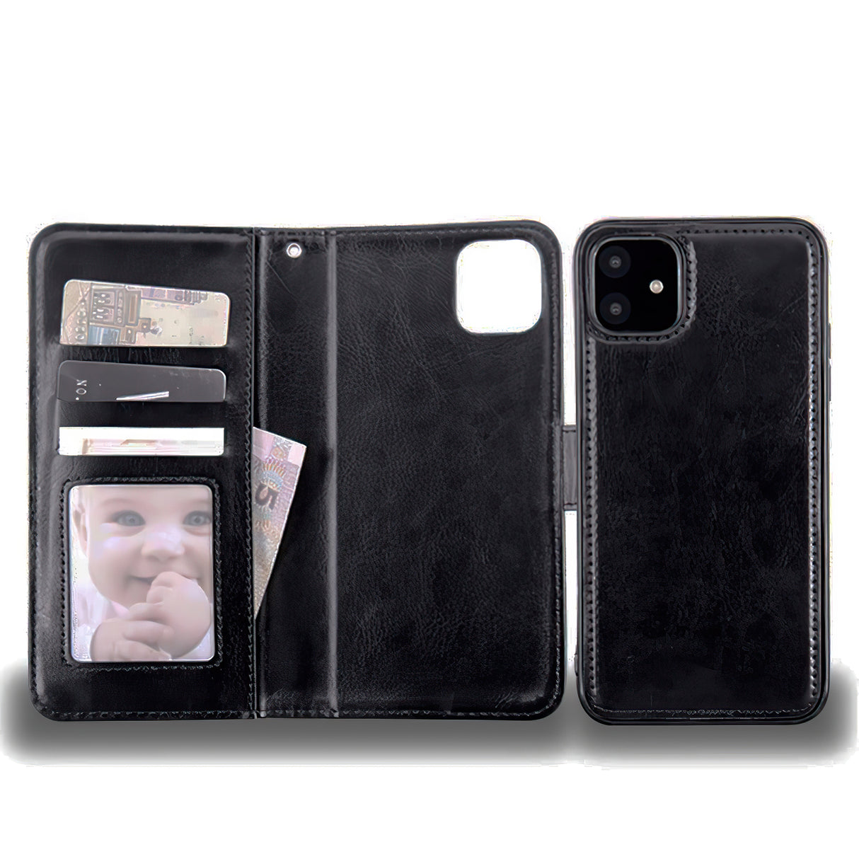 iPhone 12 - Leather Case / Protection Pink