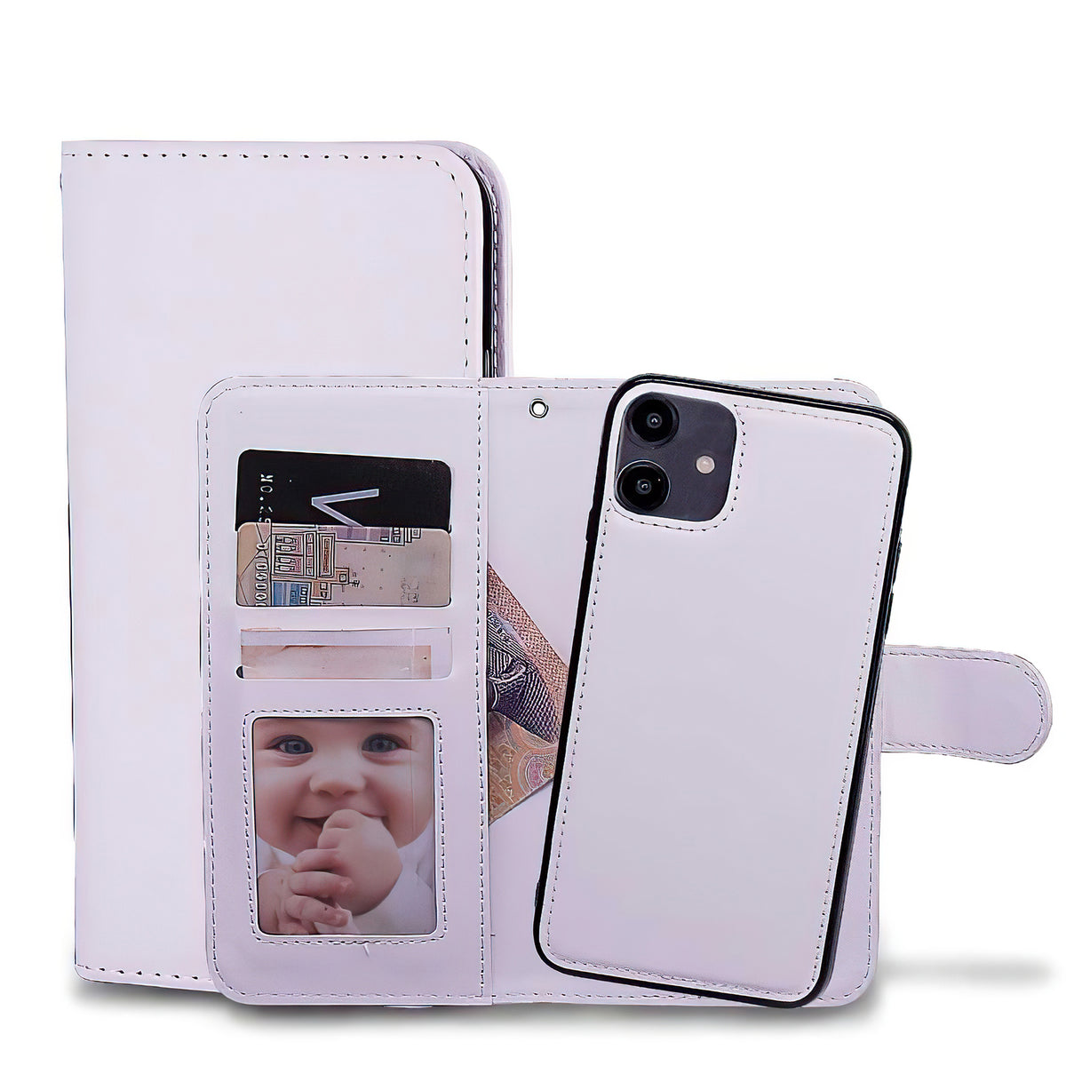iPhone 12 - Leather Case / Protection Pink