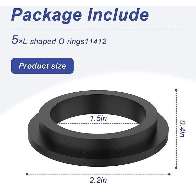 pcs 11412 Pool Filter Pump Washers L-ring Compatible with INTEX Sand Filter Pump Motor..DEBUNS