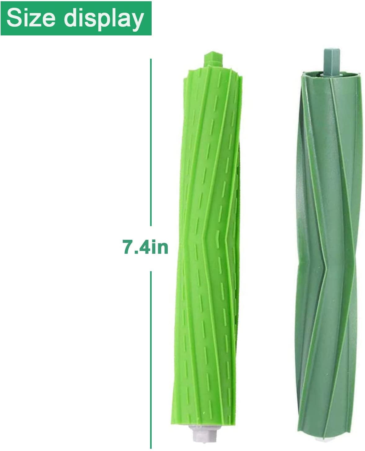 Replacement Parts for iRobot Roomba E, I and J Series - Includes Multi-Surface Rubber Brush & High Performance Filter 1+1