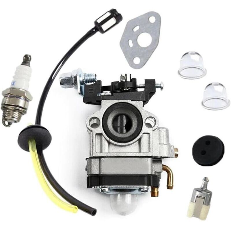 Carburetor for Kawasaki Th23 Th26 Th34 23cc 25cc 26cc Spark Plug Kit Gift from G,DEBUNS