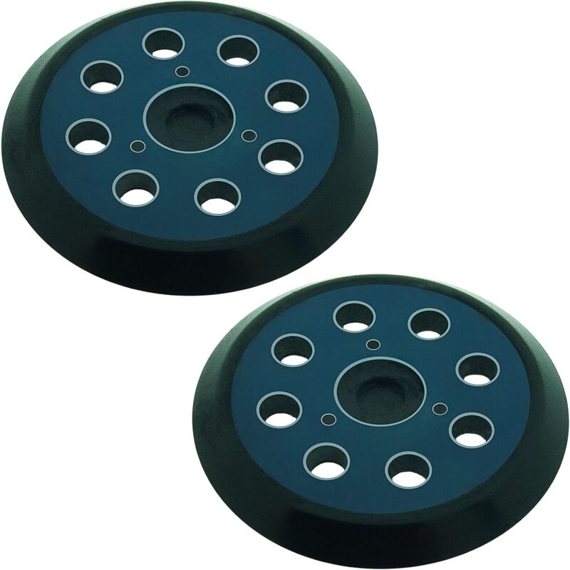 2-pack 125 mm 8-hole sanding discs for random orbital sander, compatible with Makita M9204 BO5030 BO5031 DBO180Z BO8041 DBO180RMJ BO5041 BO5010 BO50111 BO5012.