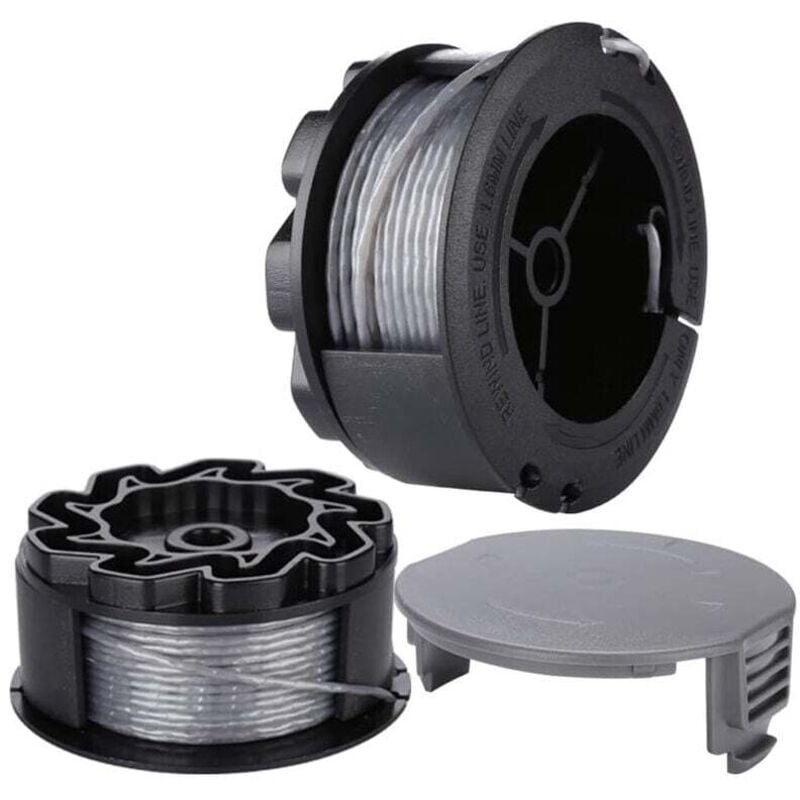 2-pack UniversalGrassCut Trimmer Line for BOSCH 18-26 18-260, Compatible with F016800570, Includes Guard