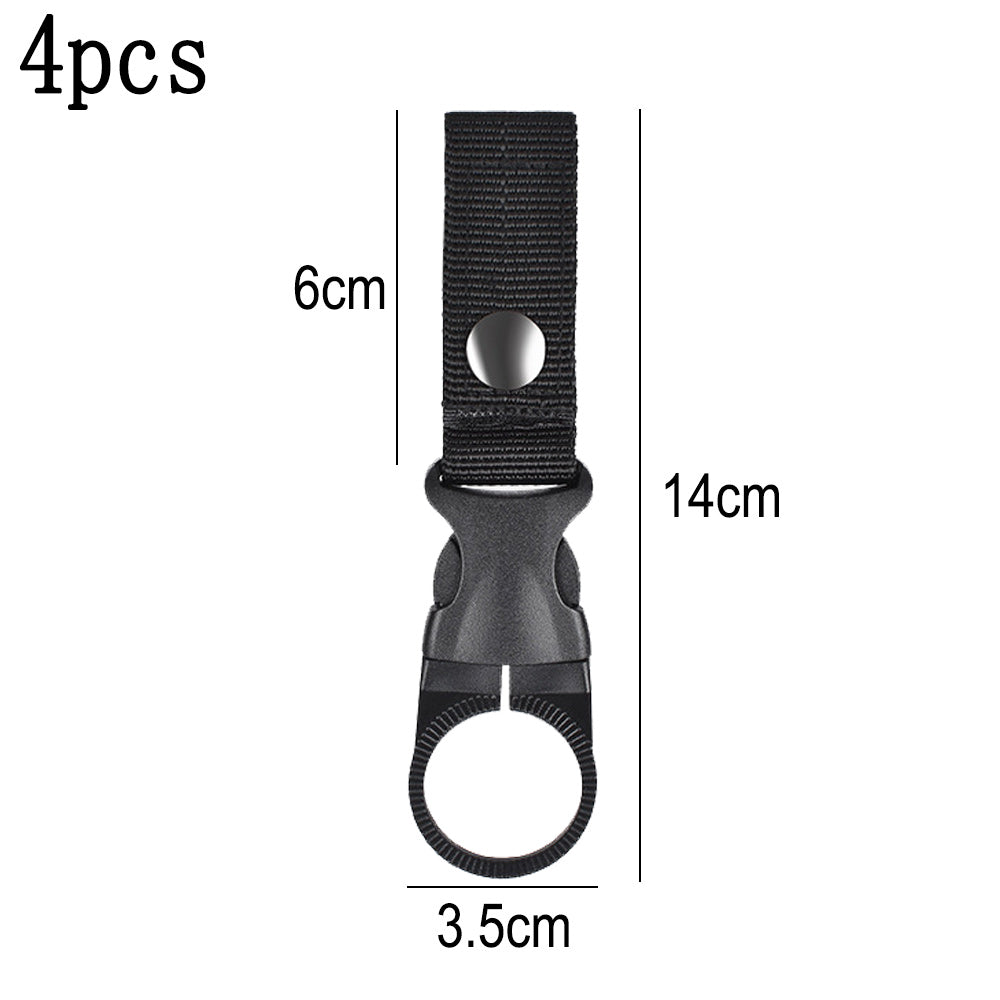 pcs Hanging Bottle Holder, Carabiner Hook, Portable Water Bottle