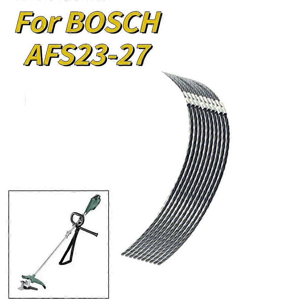 10 pcs For Bosch AFS 23-37 Lawn Mower Nylon Line Trimmer Line with Buckle F016800431