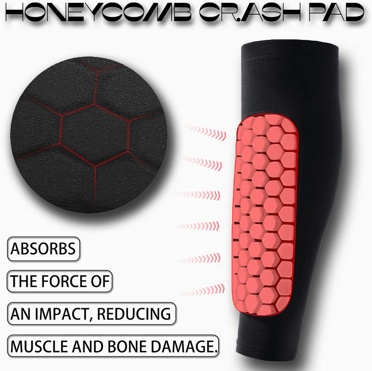 Children's Leather Pads, Ski Pads, Football Pads, Calf Protection, Football Equipment Pad Teenager Unisex Breathable Pads Protect Athletics, 1 Pair